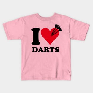 I love darts Kids T-Shirt